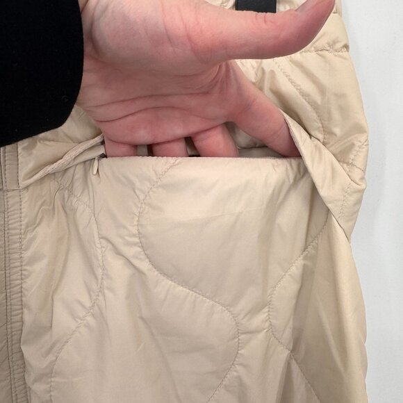 Rag & Bone Rudy Quilted Nylon Jogger Pants Womens Small Tan‎ Nylon Pockets - Picture 12 of 12